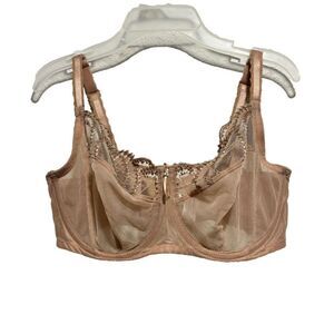 Wacoal Underwired Adjustable Balconette Bra Sheer Beige 34DDD